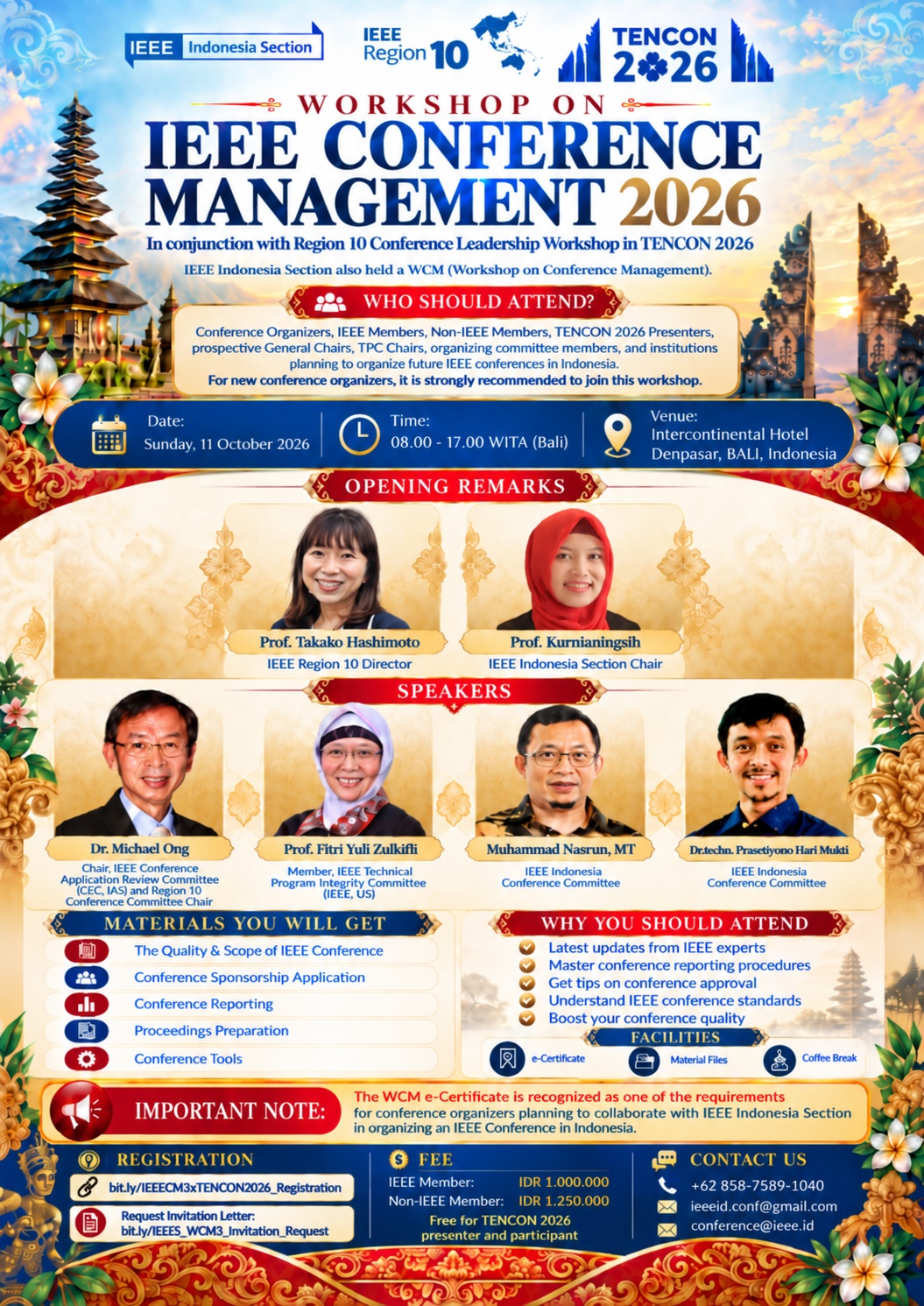 Poster WCM TENCON 2026